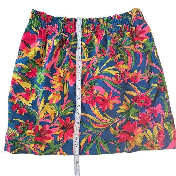 J. Crew women floral linen skirt - Picture 3 of 8